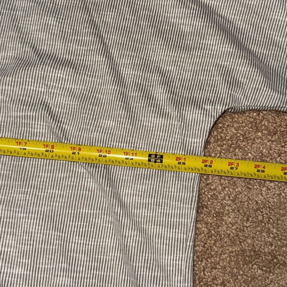 DONNI. • Ribbed 3/4 Sleeve Gray Cardigan - Picture 6 of 9